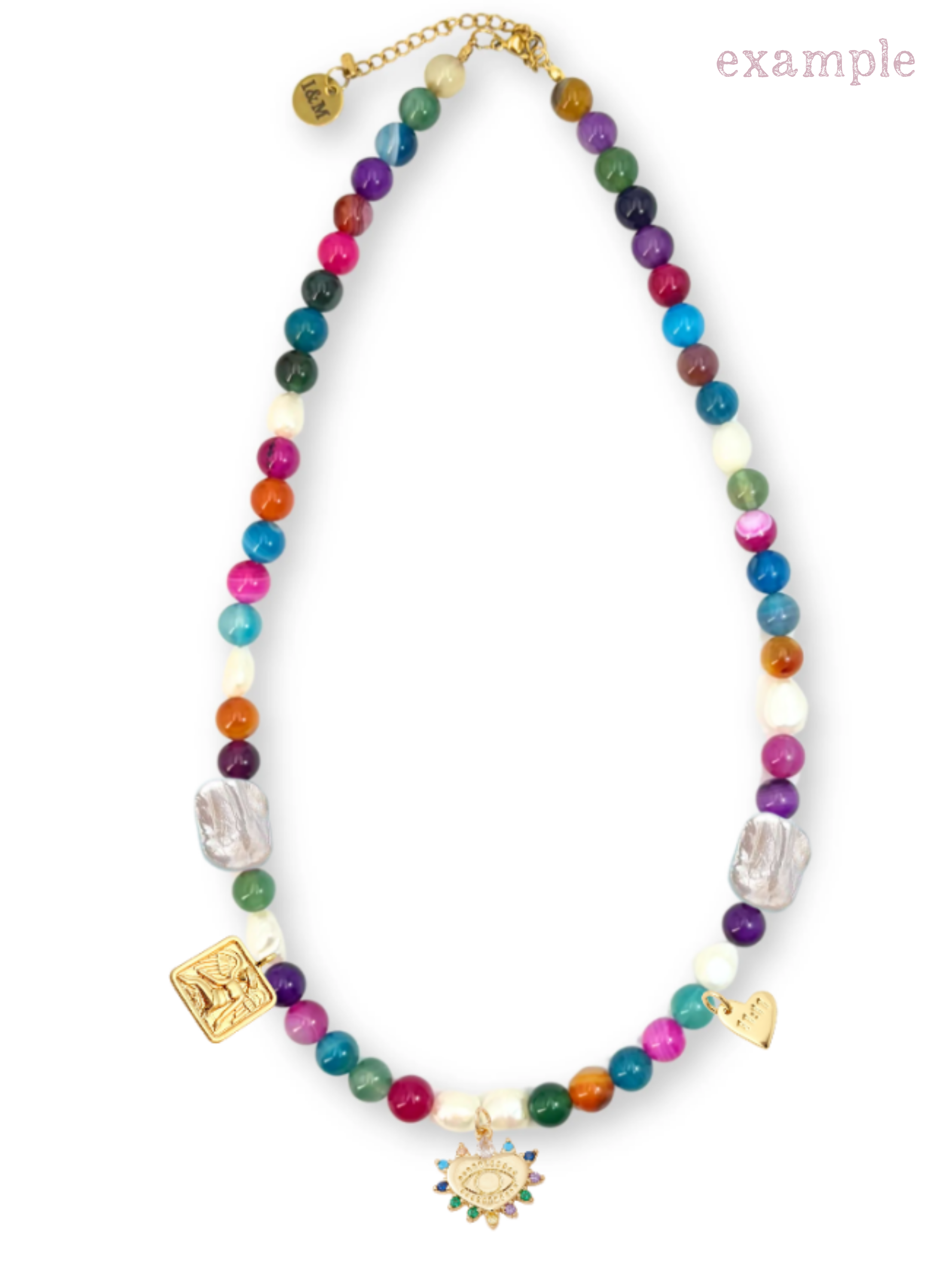 'The Joyful' Customisable Gemstone Necklace