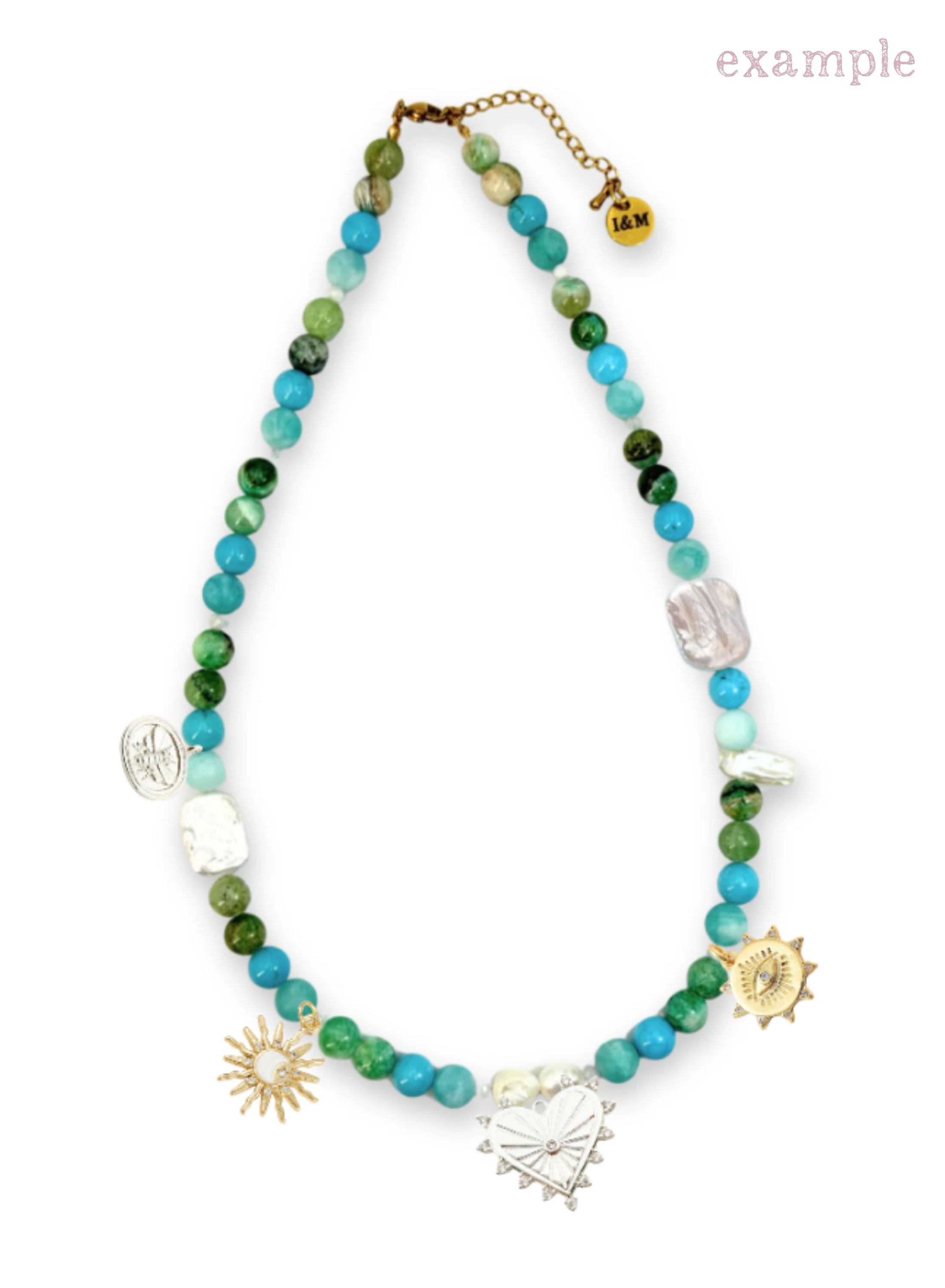 'The Traquility' Customisable Gemstone Necklace