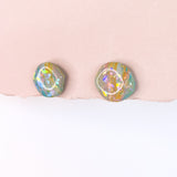 Handmade Earrings- 'Opal' Studs