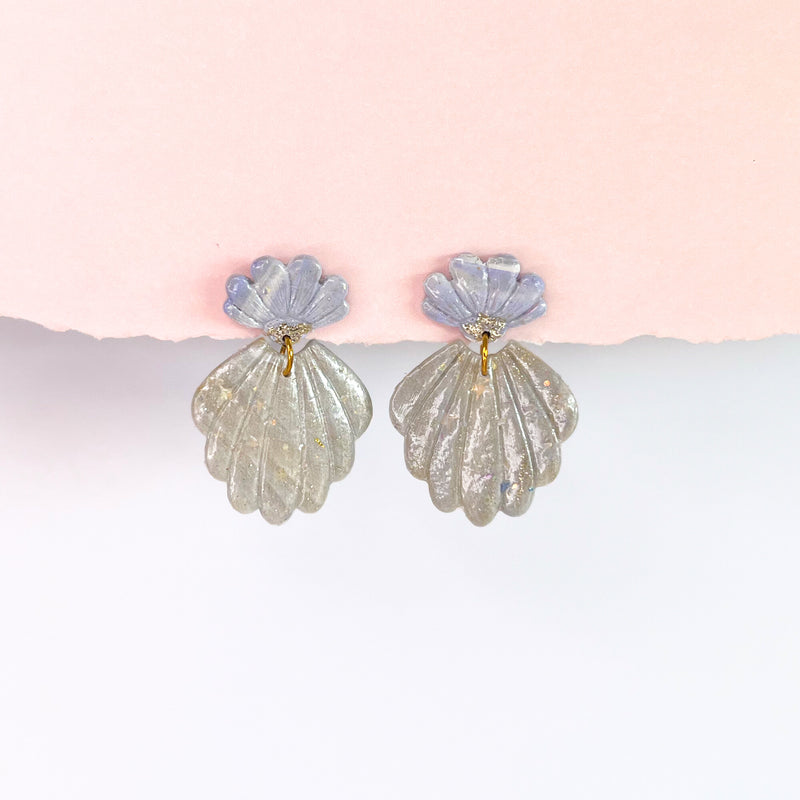 Handmade Earrings- Sea Shell Pearl