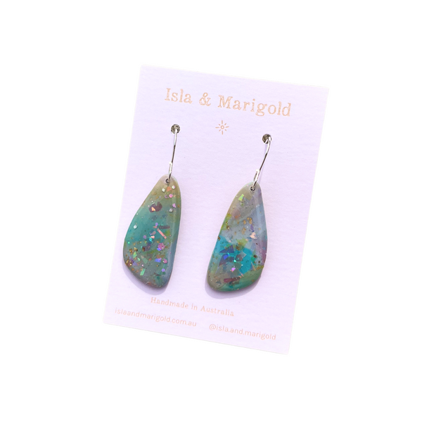 Handmade Earrings- 'Opal' Shards