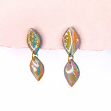 Handmade Earrings- Rainbow Drops