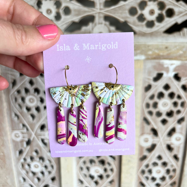 Handmade Polymer Clay Earrings- Cairo