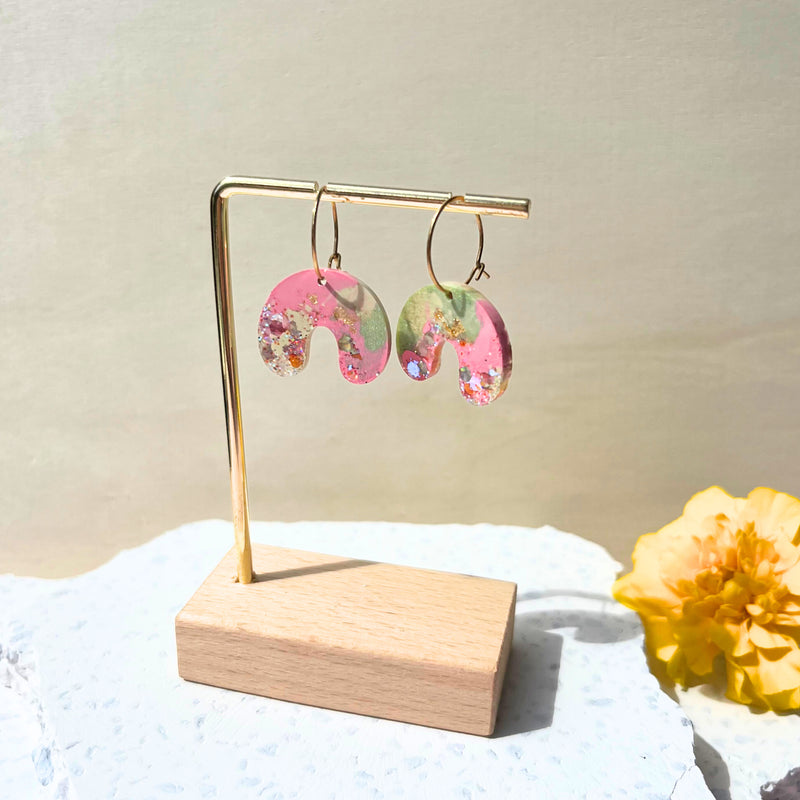 Sweet Rainbow Earrings- Life is Peachy
