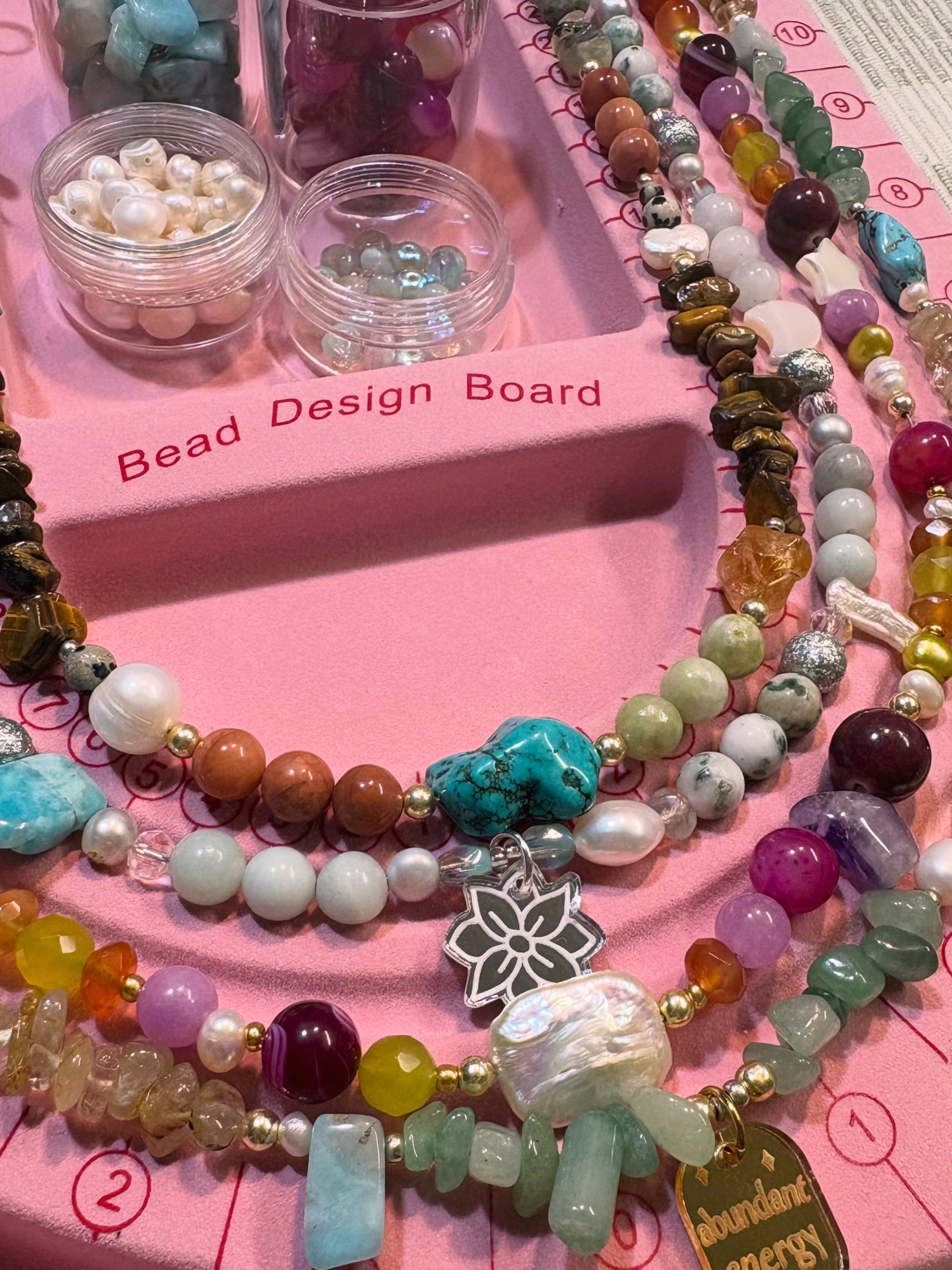 Bead Your Own Gemstone Necklace - A Jewellery Making Workshop