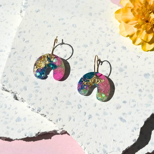 Sweet Rainbow Earrings- Aurora