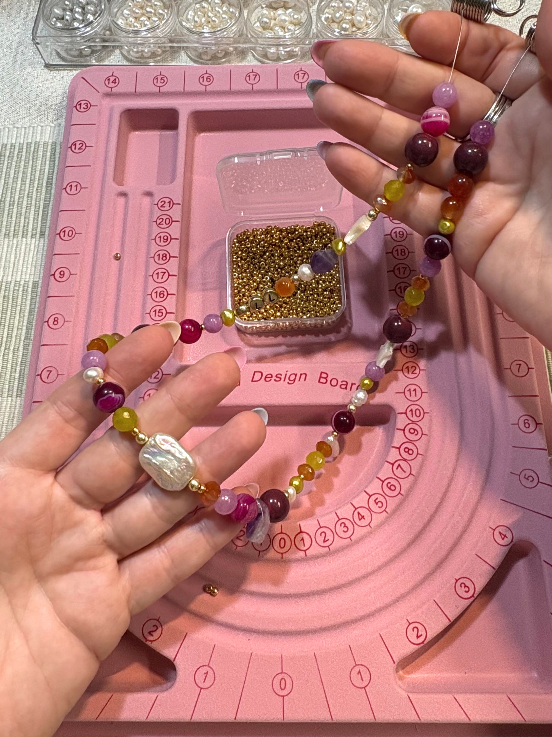 Bead Your Own Gemstone Necklace - A Jewellery Making Workshop