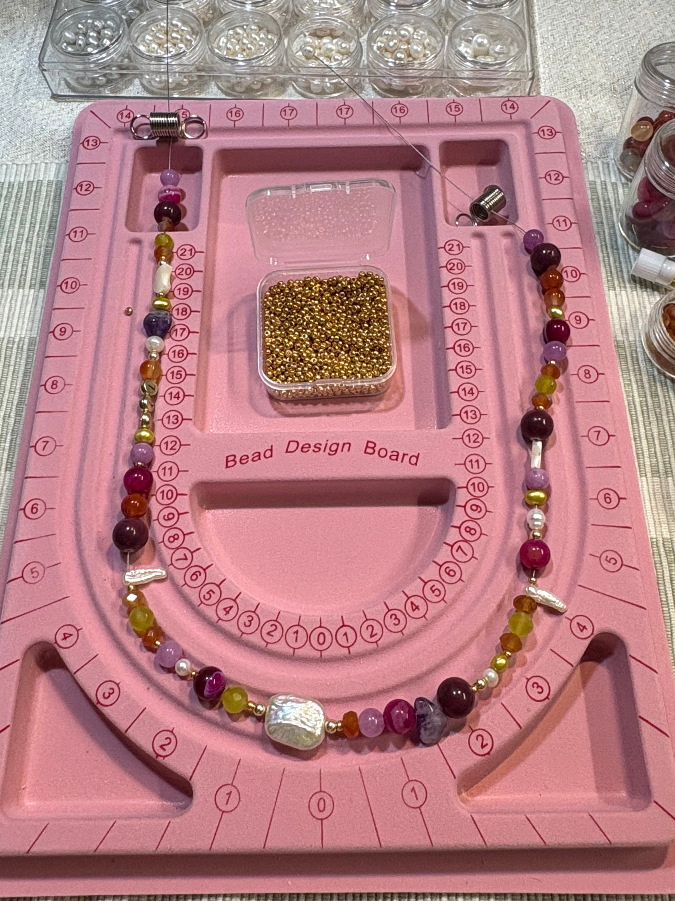 Bead Your Own Gemstone Necklace - A Jewellery Making Workshop