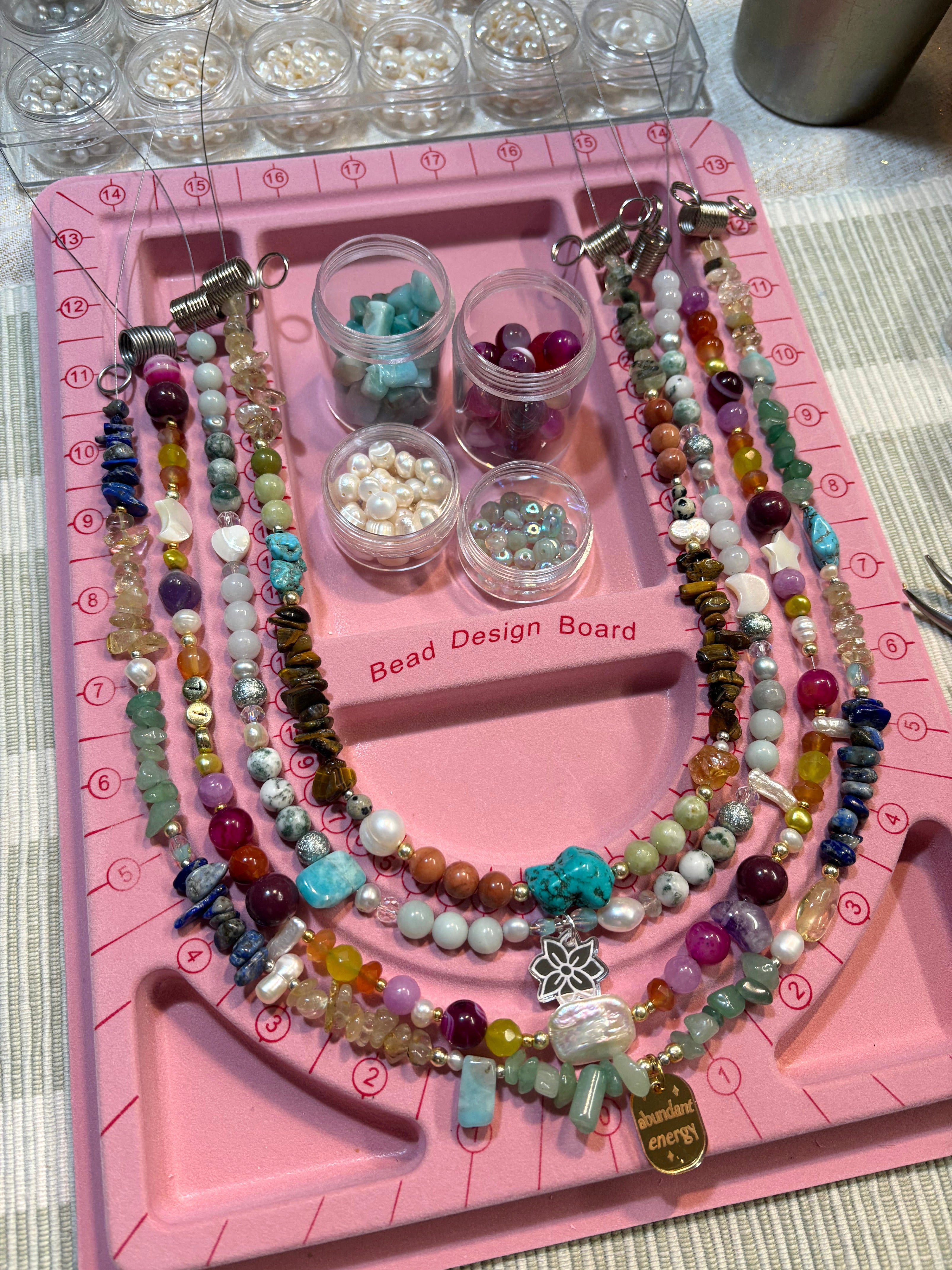 Bead Your Own Gemstone Necklace - A Jewellery Making Workshop