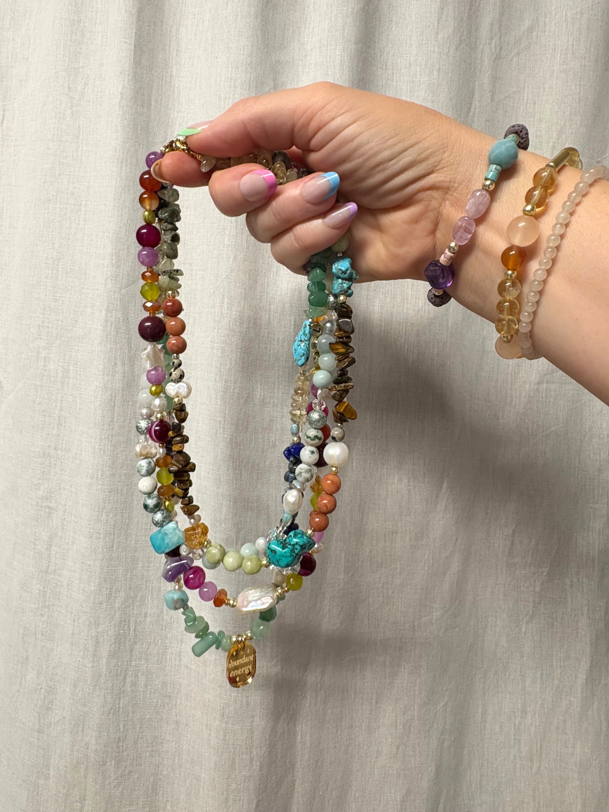 Bead Your Own Gemstone Necklace - A Jewellery Making Workshop