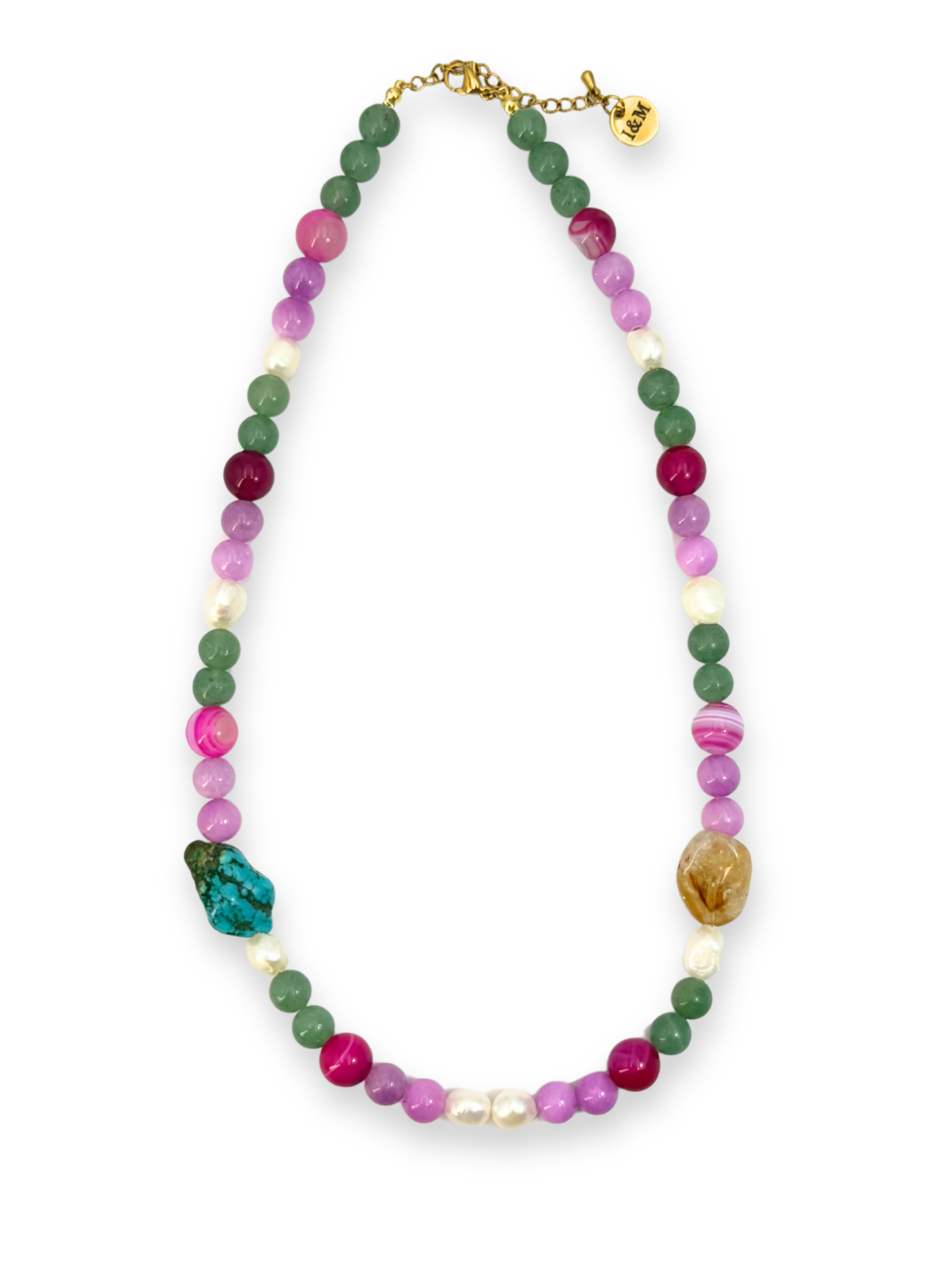'The Flourishing' Customisable Gemstone Necklace