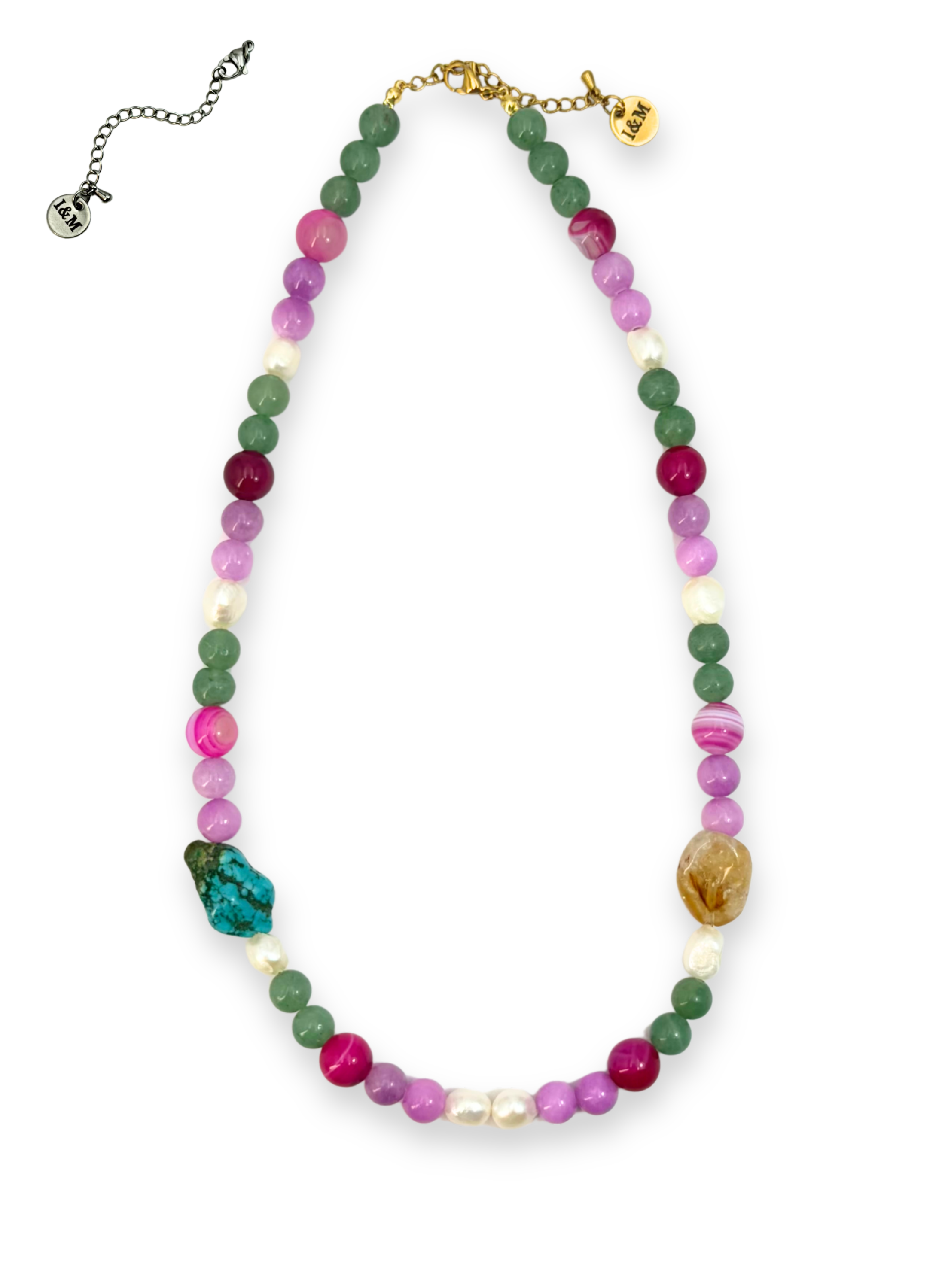 'The Flourishing' Customisable Gemstone Necklace