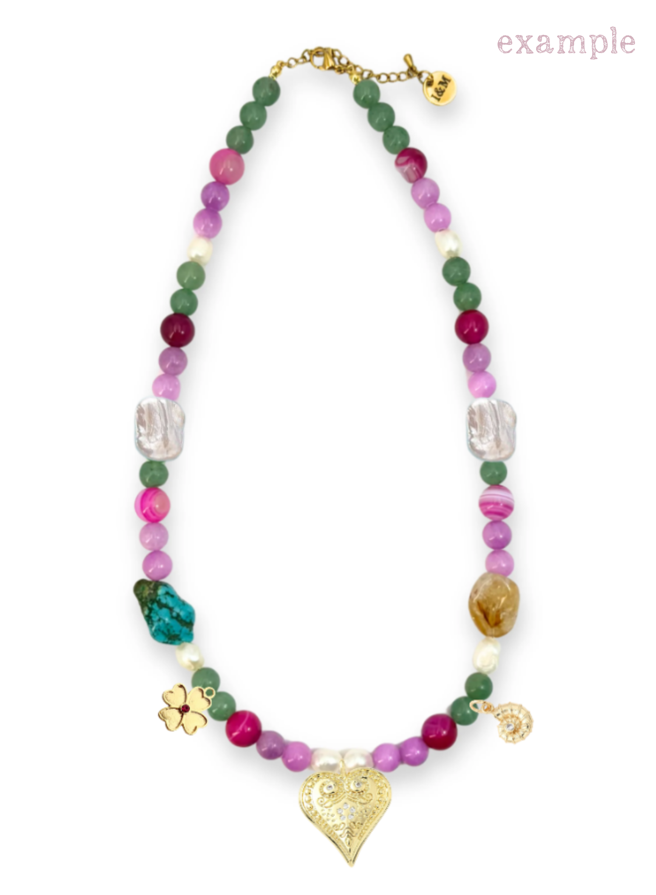 'The Flourishing' Customisable Gemstone Necklace