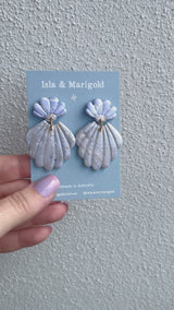 Handmade Earrings- Sea Shell Pearl