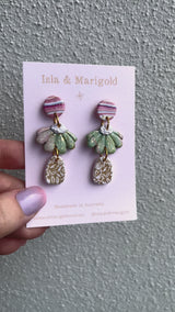 Handmade Earrings- Vintage Blooms