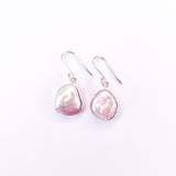 Baroque Pearl & Silver Earrings