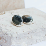 Pyrite Black and Gold Earrings 8